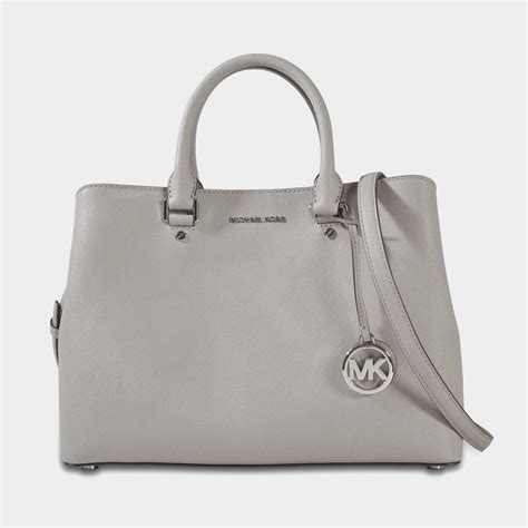 michael kors savannah pearl grey|MICHAEL Michael Kors Savannah Large Satchel .